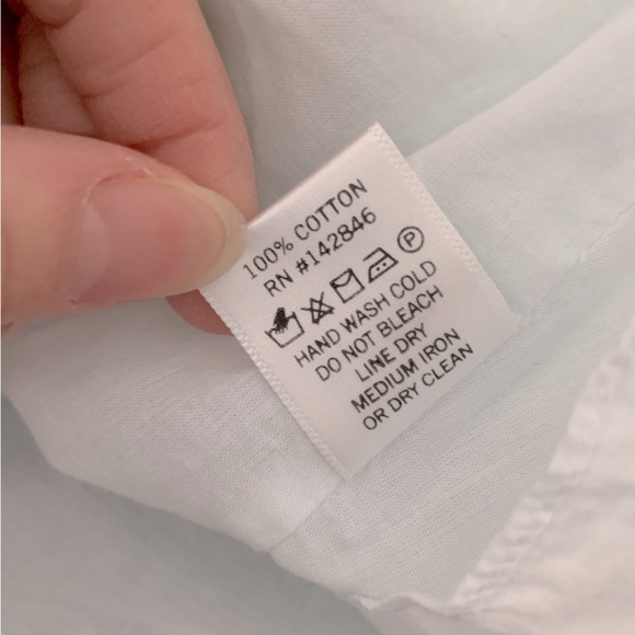 RARE Rhode ROSIE COTTON MINI WRAP DRESS IN FRENCH WHITE TOILE - Picture 8 of 9